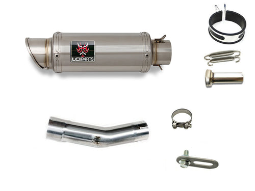 DUCATI Monster plus 937 2021-2024 LCISHORT STAINLESS steel SLIP-ON MUFFLER