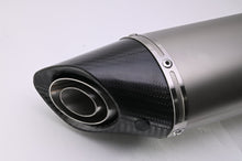 Load image into Gallery viewer, Universal Carbon endcap stainless silencer 51mm (ldex-us004) - DANMOTO EXHAUSTS
