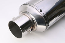 Load image into Gallery viewer, Universal Stainless silencer 60.5mm Quiet Version (ldex-us001) - DANMOTO EXHAUSTS
