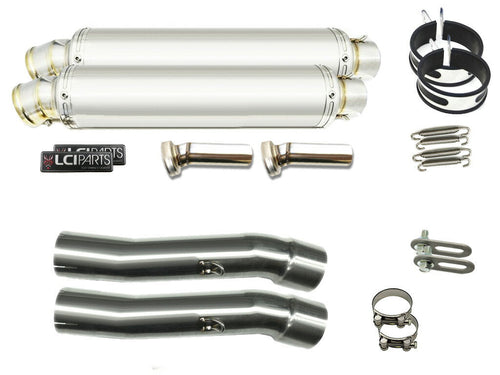 YAMAHA XJR1200 [4KG] 1994-1997 LCIROUND STAINLESS steel SLIP-ON MUFFLER