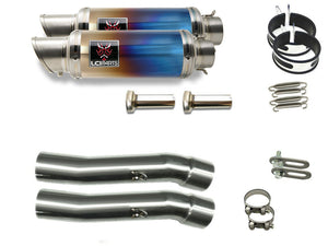 YAMAHA XJR1200 [4KG] 1994-1997 LCISHORT TITANIUM SLIP-ON MUFFLER