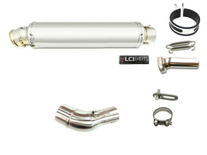 YAMAHA YZF-R25 2014-2023 LCIROUND STAINLESS steel SLIP-ON MUFFLER