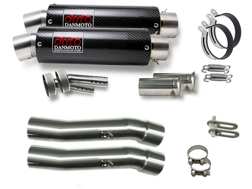 YAMAHA XJR1200 [4KG] 1994-1997 CARBON GP Slip-on muffler - DANMOTO EXHAUSTS