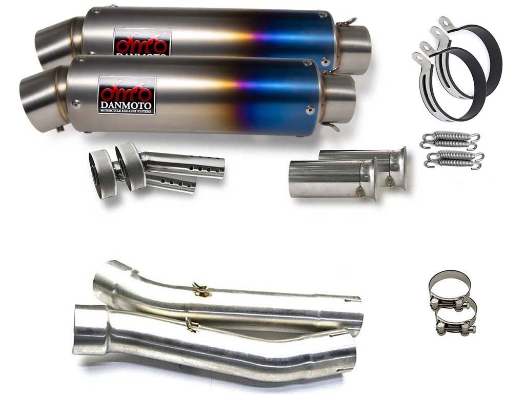 YAMAHA YZF-R1 2004-2006 TITANIUM GP Slip-on muffler - DANMOTO EXHAUSTS